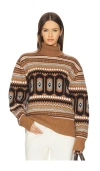 Aligne Christine Fairisle Pullover In Multi
