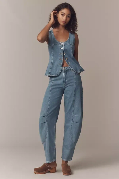 Aligne Courage Mid-rise Barrel-leg Jeans
