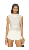 Aligne Dana Sheer Top In White