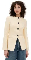 Aligne Daphne Boucle Blazer Yellow In Yellow