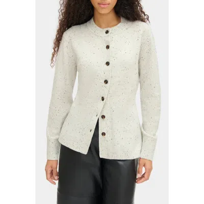 Aligne Daphne Fleck Waisted Cardigan In Neutral