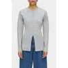 Aligne Daphne Knit Sweater Grey In Gray