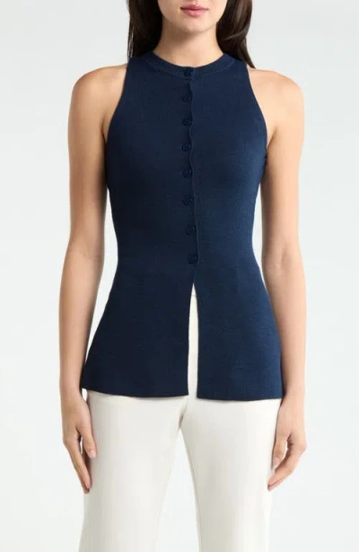 Aligne Daphne Sweater Vest In Blue