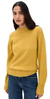 Aligne Dion Knitted Sweater Hot Mustard In Yellow
