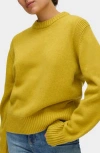 Aligne Dion Mock Neck Sweater In Gold