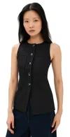 Aligne Duke Vest Black In Black