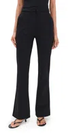Aligne Edie Ponte Trousers Black In Black