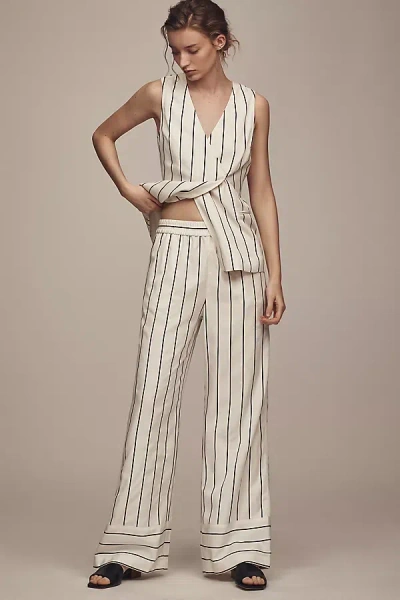 Aligne Eliora Wide-leg Trousers Pants In Black