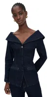 Aligne Elle Denim Jacket Indigo In Blue