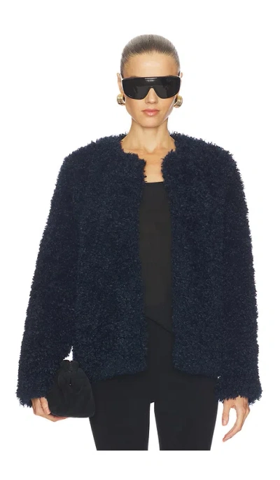 Aligne Francie Faux Shearling Jacket In Black