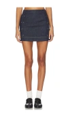 Aligne Hadley Denim Skirt Indigo In Blue