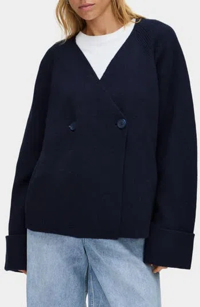 Aligne Hampton Cardigan In Navy
