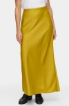 Aligne Harris Bias Cut Skirt In Yellow