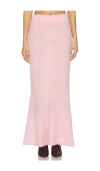 Aligne Hattie Knitted Skirt In Pink