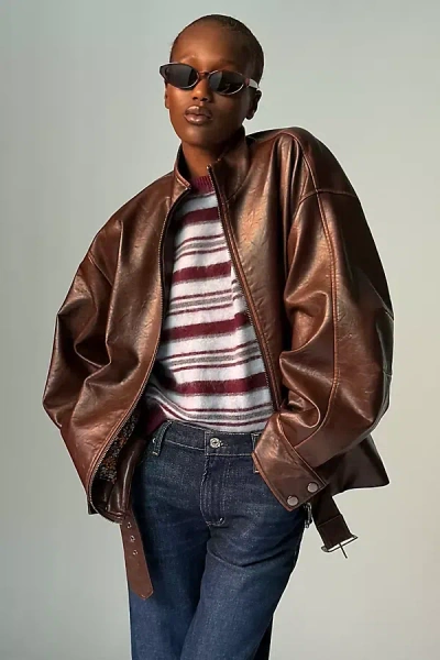 Aligne Helen 100% Brushed Wool Sweater In Multicolor