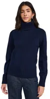 Aligne Iris Turtleneck Sweater Navy In Navy