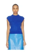 Aligne Jess Brushed Tee Cobalt In Blue