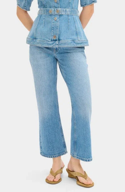 Aligne Kick Flare Jeans In Blue