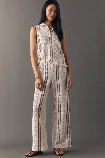 Aligne Lennox Crochet Trousers Pants In Neutral