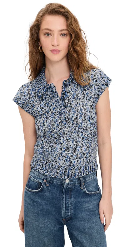 Aligne Lexi Nep Polo Blue Mix In Multi