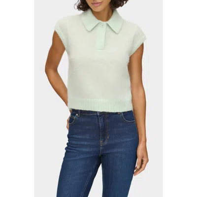 Aligne Lexi Polo Sweater In Green