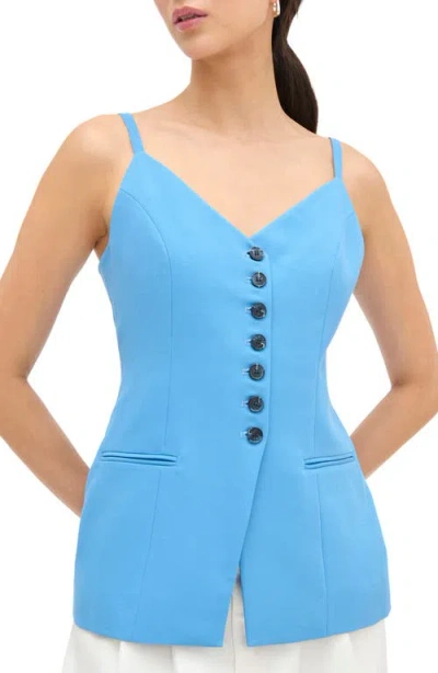 Aligne Manhattan Sleeveless Top In Blue