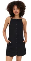 Aligne Ozzy Linen Mini Dress Black
