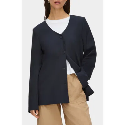 ALIGNE ALIGNE RAE COLLARLESS JACKET