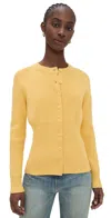 Aligne Ruby Knitted Cardigan Butter In Yellow