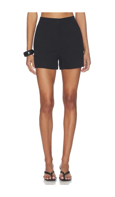 Aligne Sandra Linen Mix Short In Black