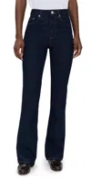 Aligne Straight Flare Jeans Indigo In Purple