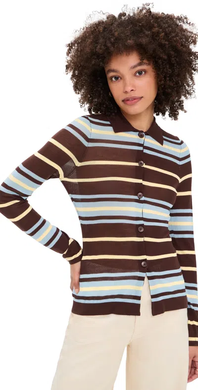 Aligne Sue-ellen Sheet Knitted Shirt Stripe