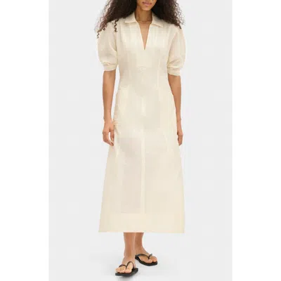 Aligne Tracy Cotton Blend Dress In Yellow