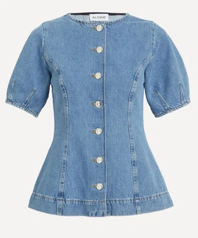 Aligne Women's Anais Denim Waisted Shirt