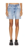 Aligrace Long Baggy Short In Blue