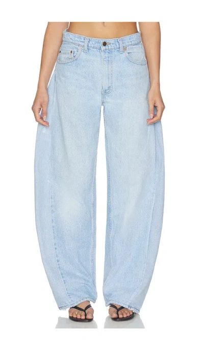 Aligrace The Monroe Barrel Jean In Light & Medium