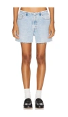 Aligrace Undone Mini Rise Short In Light Medium