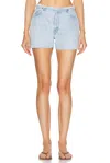 Aligrace Undone Mini Rise Short In Light Medium
