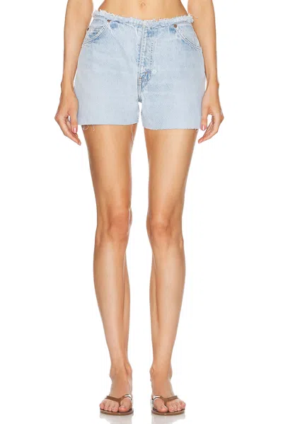 ALIGRACE UNDONE MINI RISE SHORT
