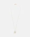 Aliita Rolo Chain House Necklace In Gold