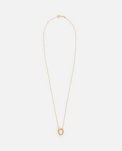 ALIITA 9K GOLD HORSESHOE BRILLANTE NECKLACE