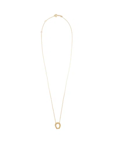 Aliita 9k Gold Horseshoe Brillante Necklace