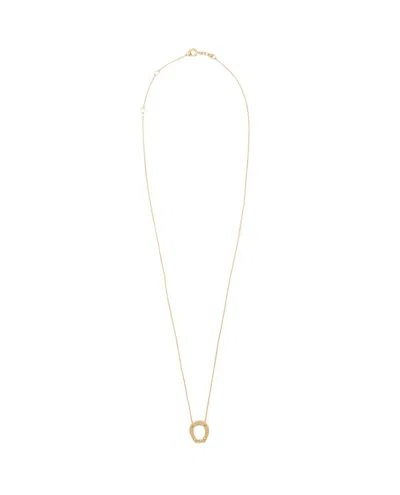 Aliita 9k Gold Horseshoe Brillante Necklace