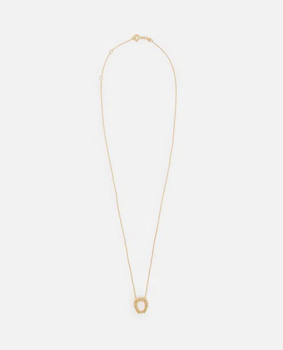 Aliita 9k Gold Horseshoe Brillante Necklace In Golden