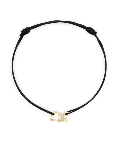 Aliita 9k Yellow Gold Letra R Amethyst Bracelet In 金色