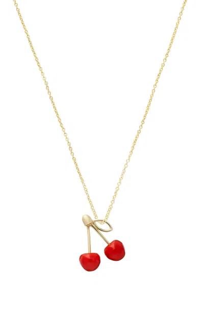 Aliita 9k Yellow Gold Cereza Necklace