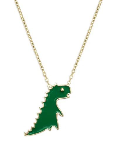 Aliita 9k Yellow Gold Dino Necklace