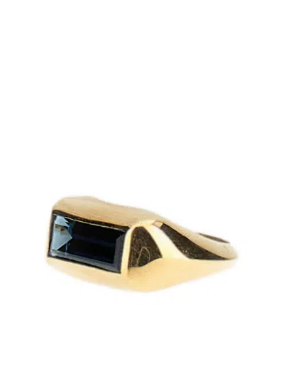 Aliita 9k Yellow Gold Geometric-shape Ring