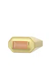 Aliita Deco Maxi Baguette Moonstone Ring In Gold