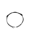 Aliita Martini Esmeralda Cord Bracelet In Black